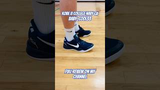 Kobe 8 college navy gx Full review on my channel kobe basketball shoes review [upl. by Grete]