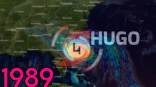 1989 Atlantic Hurricane Season Animation REUPLOAD [upl. by Aerdnaxela]