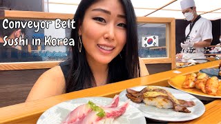 BEST Conveyor Belt Sushi In Korea [upl. by Power]