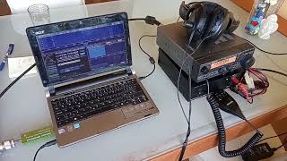 QO100 satellite setup with SDR dongle and SGLabs transverter [upl. by Seward]