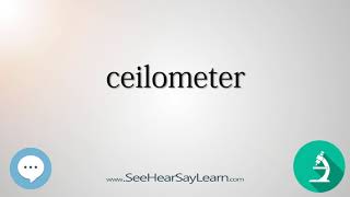 ceilometer Scientific Instrumentation 🔊 [upl. by Yert]