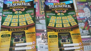 Maxi Black jack Maxi gains   Ticket illiko FDJ 362 [upl. by Sitnerp981]