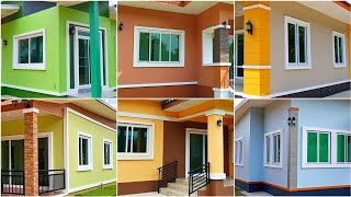 400 House Painting Colours Outside 2025 Exterior Wall Paint Color Combinations amp Ideas [upl. by Zolner874]