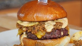 Fritos Crunch Burger Recipe Slaters 5050 [upl. by Maynard]