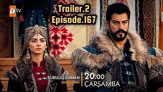 Kuruluş Osman  Szn6 Trailer2 Ep167  Urdu Review With English Subtitles  KurulusOsman [upl. by Gschu35]