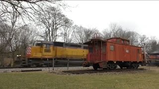 Wheeling and Lake Erie trains at Brewster New London and Lodi [upl. by Suolevram]