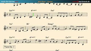 How to play quotBlue Bossaquot  Band Version Clarinet  Sheet Music Sample PlayAlong and More [upl. by Crary]