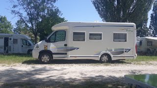 ARRET TECHNIQUE AVEC LE CAMPING CAR A LA JONQUERA EN CATALOGNE ESPAGNE [upl. by Esinrahc]