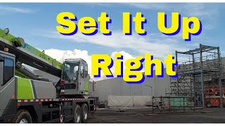 How to set up a crane [upl. by Srednas]