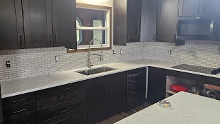 Kitchen Backsplash Install Brings back old memories [upl. by Eidnas]