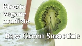 Smoothie kiwi banana e spinaci  Le ricette Raw Food di Serena Babbo [upl. by Branden164]