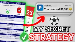 Secret Betting Strategy to Win Sports Bet  How To Win Football Betting Bets Strategy That Works [upl. by Rainah]