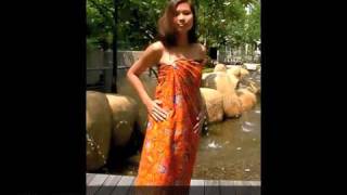 Sarong Demo  Tube Wrap by 雅我意 ｜aaooee [upl. by Burman937]