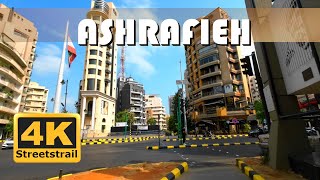 【4K】 Lets Go for a walk in Ashrafieh Lebanon لبنان [upl. by Ibob]