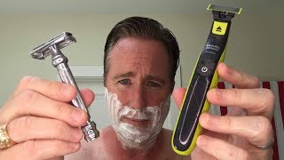 Philips Norelco One Blade VS Safety Razor  Which Shaves Best [upl. by Horace]