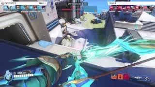 Hanzo no crosshair 22 crit Gib by NERFTHIS — Overwatch 2 Replay BJRH27 [upl. by Migeon943]