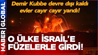 SON DAKİKA Bir Ülke İsraile Füzelerle Girdi Demir Kubbe Devreye Giremedi Evler Alev Alev Yandı [upl. by Korry]