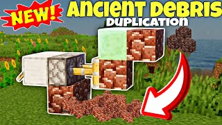 MINECRAFT 120 AUTOMATIC NETHERITE DUPER FARM  Tutorial in BedrockXboxPe [upl. by Reffineg]