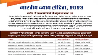 भारतीय न्याय संहिता 2023 Bharatiya Nyaya Sanhita 2023 Indian Judicial Code 2023 indias new Law [upl. by Ellehsram]