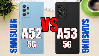 Samsung Galaxy A52 5G vs Samsung Galaxy A53 5G ✅ [upl. by Ailemrac765]