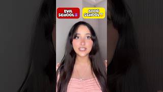 You have to choose between going to an evil school or good school funnyshorts ytshorts shorts￼ [upl. by Etnoval]