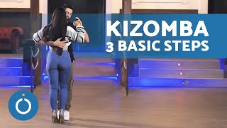 How to DANCE KIZOMBA ️‍🔥 3 Basic KIZOMBA STEPS [upl. by Annua]