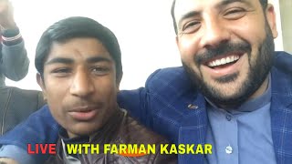 Tahir Khan Live with Farman Kaskar [upl. by Aiyotal]