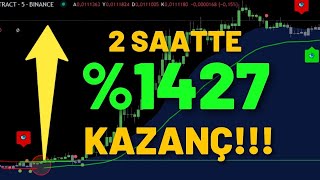 2 SAATTE \u001427 KAZANÇ – İnanılmaz TradingView İndikatörü  KULLANIM ÇOK BASİT [upl. by Dilaw]