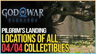 Pilgrim’s Landing 100 Exploration God of War Ragnarok All Collectibles [upl. by Issi]