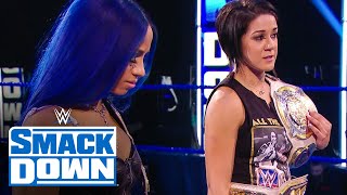 Stephanie McMahon sets SummerSlam fate for Bayley amp Sasha Banks SmackDown August 7 2020 [upl. by Rickard]