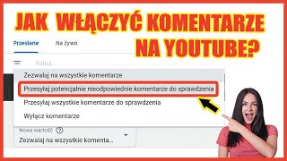 Nie widzę komentarzy na YouTub Jak włączyć komentarze youtube [upl. by Eltsryk554]