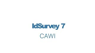 IdSurvey software  CAWI interface  English [upl. by Jill]