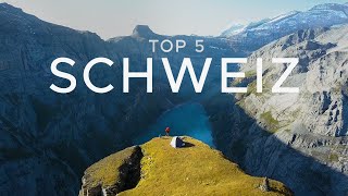 Schweiz Urlaub TOP 5 mit Sehenswürdigkeiten amp Geheimtipps [upl. by Lecroy]