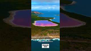 quotHillier Lake The Extraordinary Pink Lake of Australiaquot nasa earthplanet shorts space [upl. by Melina]