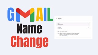 How To Change Gmail ID Name  Gmail ID Name Kaise Change Kare  Email ID Ka Name Kaise Change Kare [upl. by Leibarg]