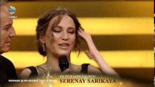 41Altın Kelebek Ödül Töreni  En İyi Kadın Oyuncu Serenay Sarıkaya [upl. by Allimrac346]