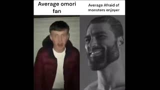 Average omori fan vs the average afraid of monsters enjoyer [upl. by Ynttirb]