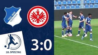 TSG bleibt oben dran  TSG Hoffenheim II  Eintracht Frankfurt II  28 Spieltag RLSW [upl. by Flavio]