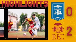 HIGHLIGHTS  Borgo San Donnino  Ravenna FC [upl. by Wane412]