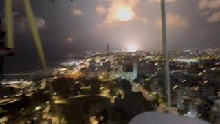 Missile strikes Israel causing major explosion [upl. by Ilsa]