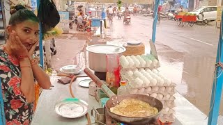 bread egg Omelette recipe  Omelette recipe indian masala Omelette bread  Egg recipe Street food [upl. by Paterson]