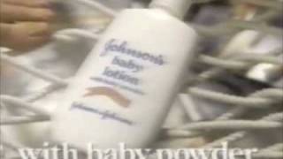 Johnsons Baby Lotion commercial  1988 [upl. by Hsetim]