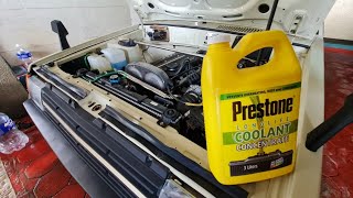 Prestone coolant for my Lancer [upl. by Nemzaj]