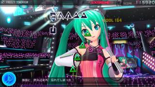 Hatsune Miku Project Diva F PS3  Freely Tomorrow  Extreme Perfect 720p [upl. by Guthrie549]