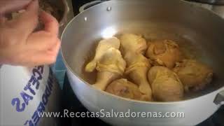 Pollo Guisado Salvadoreño [upl. by Afatsom262]