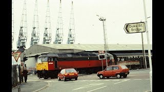 1987 Cab Ride Ellesmere port to Birkenhead Docks Class 47 [upl. by Rosene]