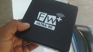 ATV Box Ultra 4k 500 Hd Sd channel Fastway netplus broadband ATV unboxing price features details [upl. by Farnham212]