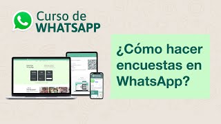 ¿Cómo hacer encuestas en WhatsApp  Curso de Whatsapp [upl. by Argent]