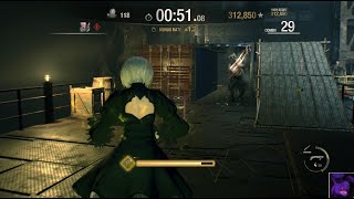 Mercenaries Map  2B vs Ganados [upl. by Eerat128]