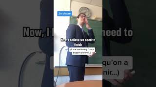 TEST day english teacher frenglish prof test learning prank jokes students exam humour [upl. by Fritts500]